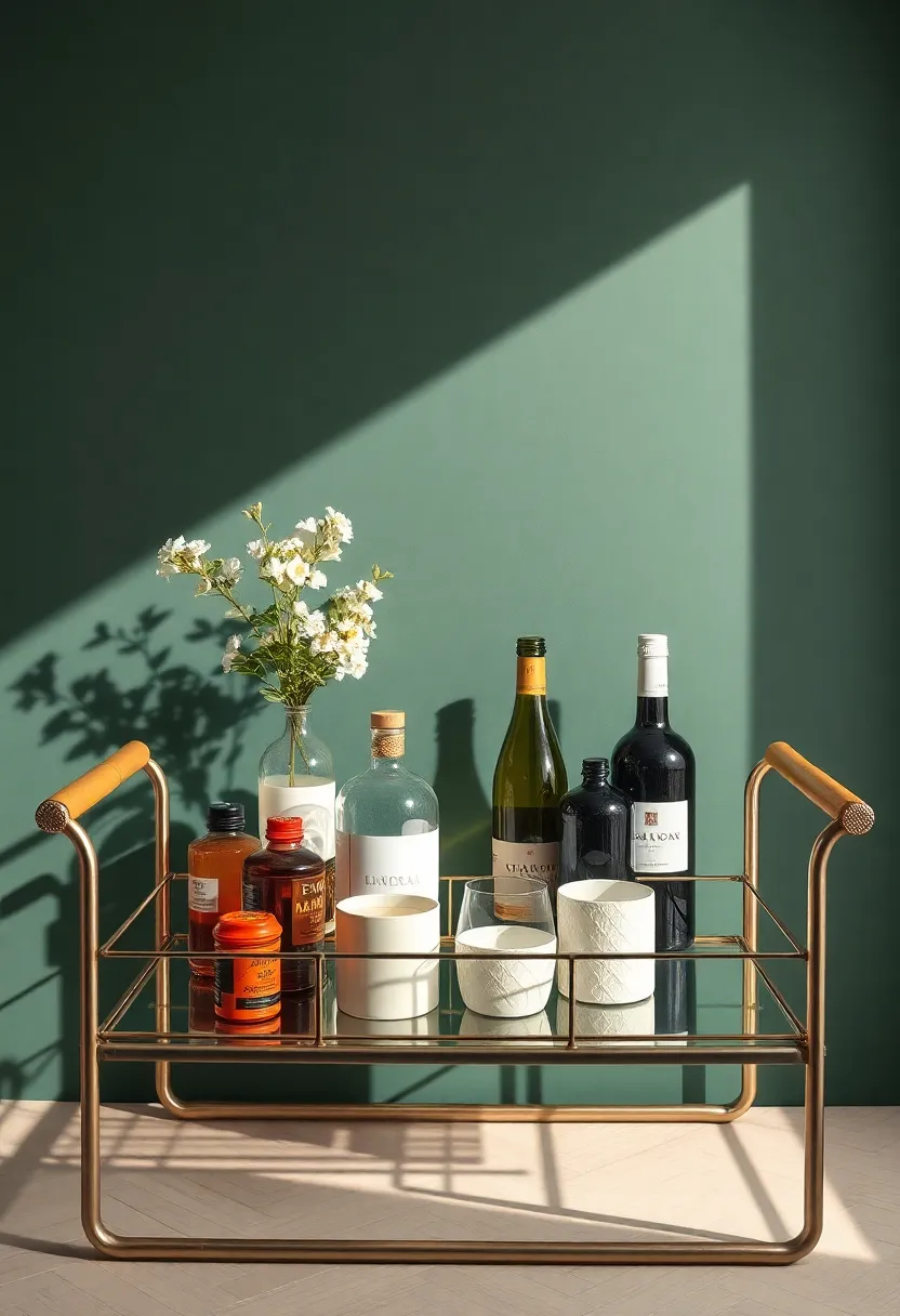 Artistic Arrangements: Placing Bottles and Accessories with Flair