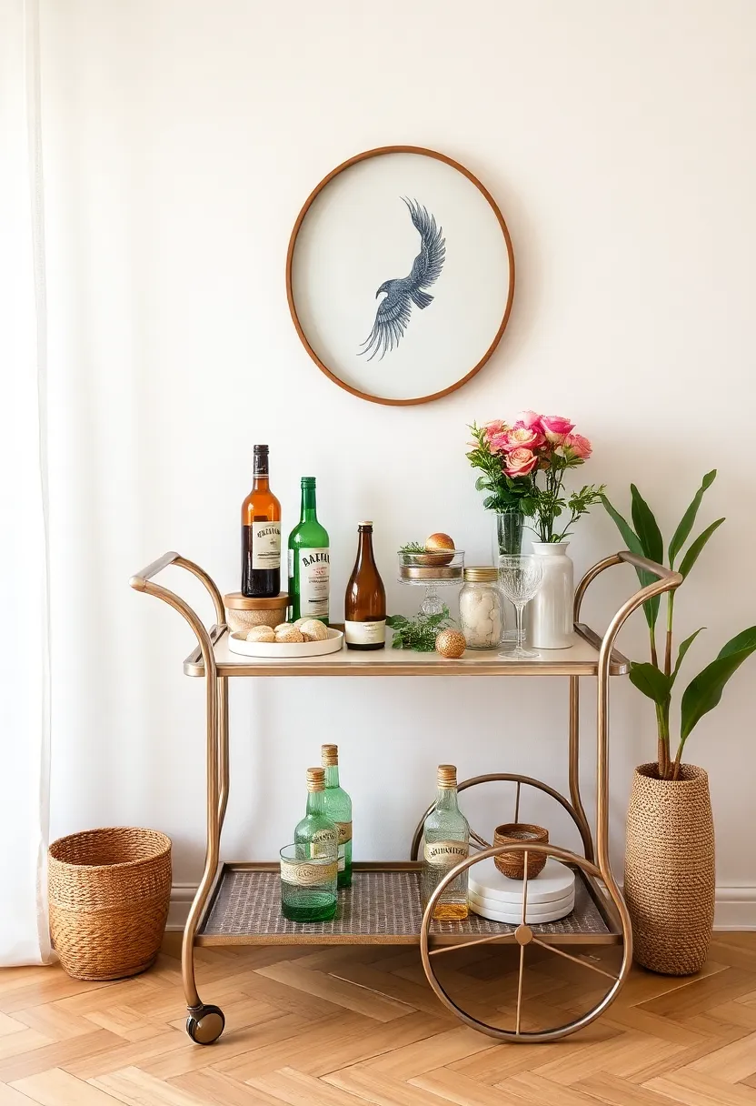 Crafting a Vintage Charm: Embracing Retro Bar Cart Accessories
