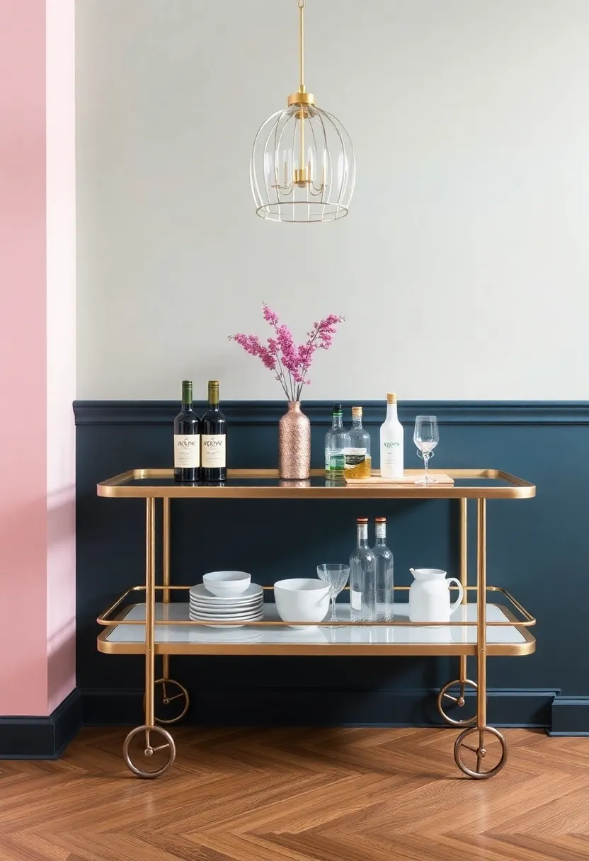 Innovative Color Combinations to Refresh Your Bar Cart Aesthetic