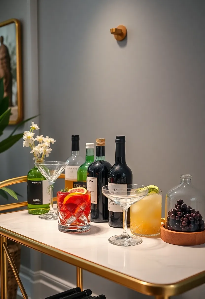 Spectacular Display: Staging Cocktail Ingredients Beautifully