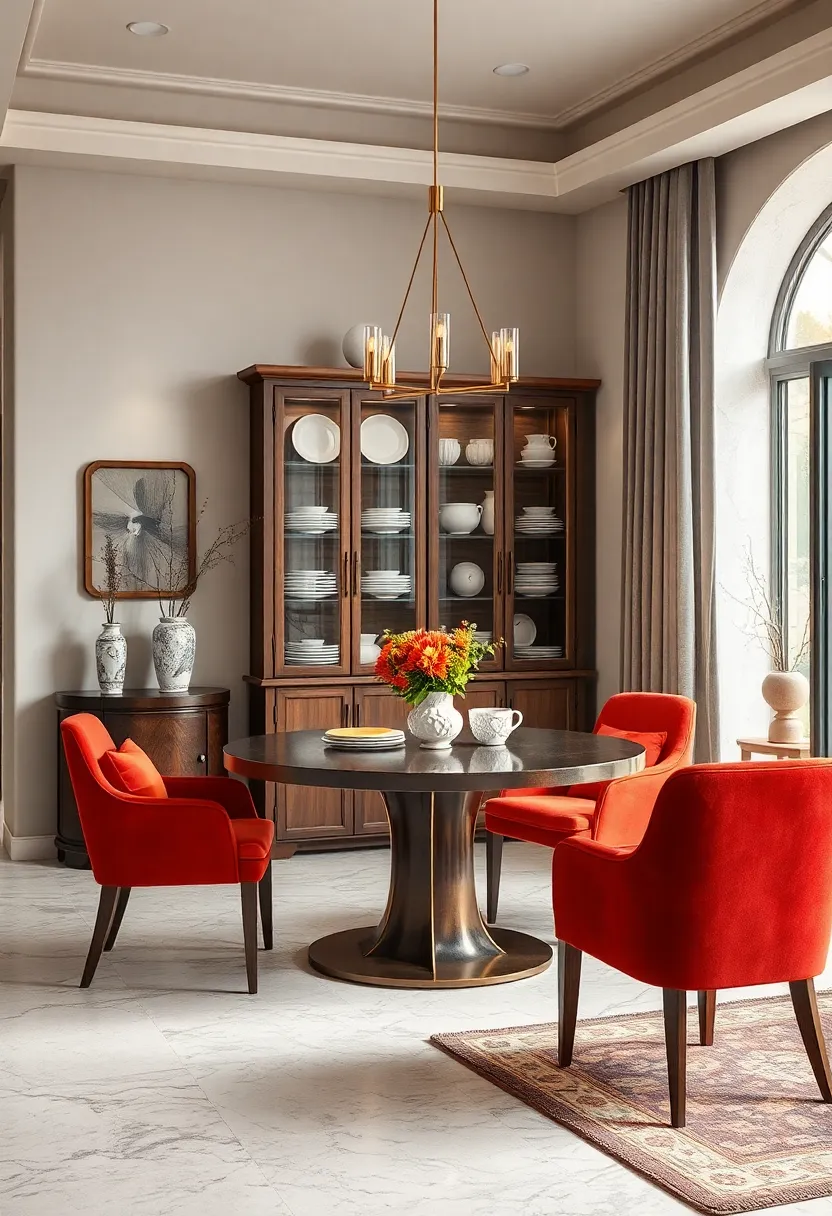 Elegant Corner Cabinet with Glass Doors Showcasing⁤ Fine ​China