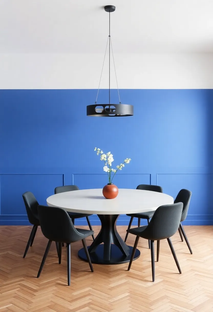 Incorporate Bold Colors to Make your Round Dining Table‍ Stand out