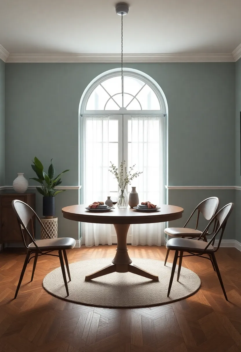 Pairing Round Tables with Vintage​ and Modern accents for Unique Flair