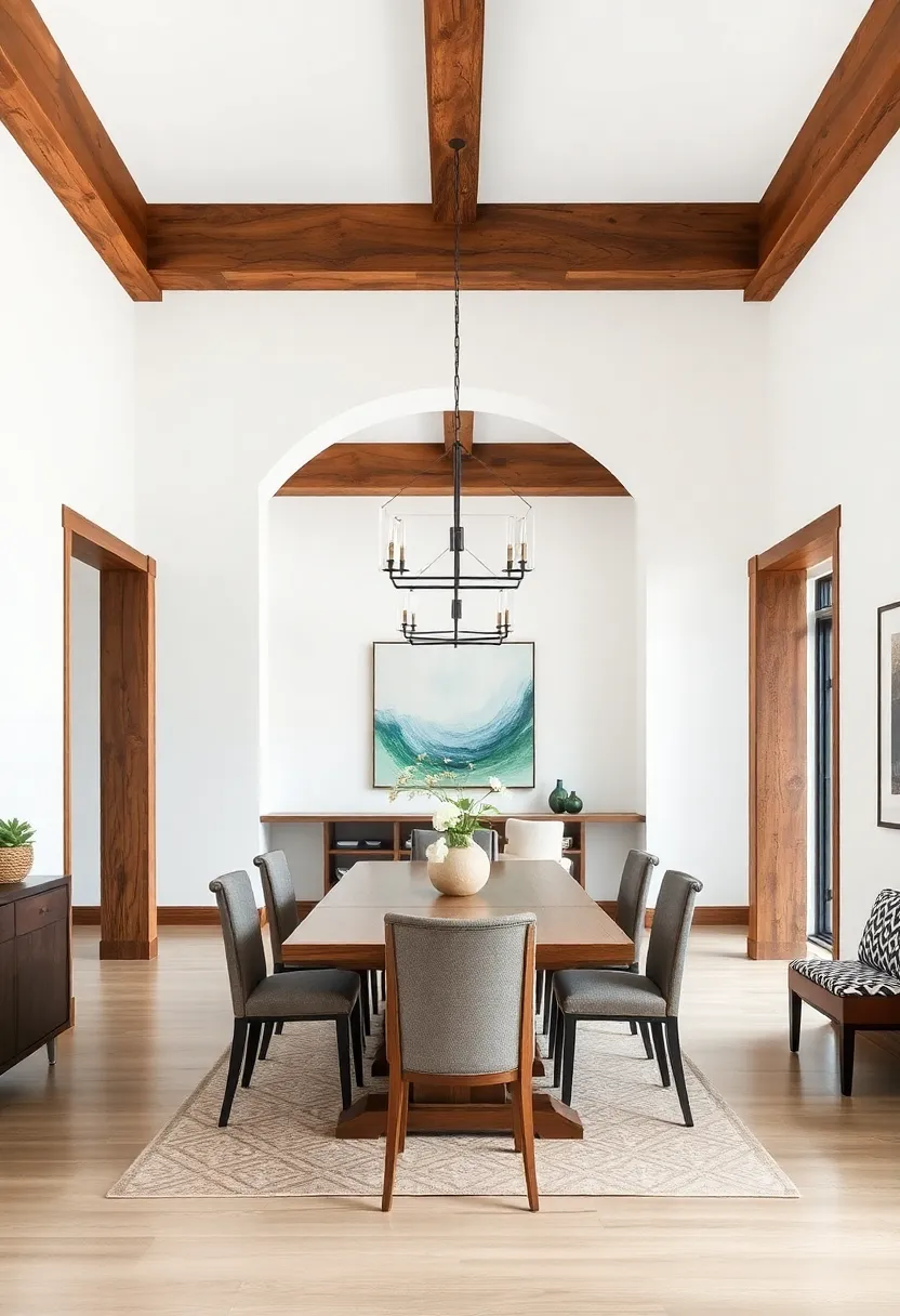 Create a⁣ Focal Point: Use oversized beams to frame your dining area, drawing attention to the space and ⁣elevating its‍ aesthetic appeal