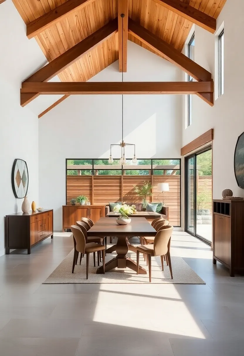 Create an Indoor-Outdoor feel: ⁤use beams to transition between your dining space and an⁤ outdoor patio, creating ‌a seamless flow that⁣ invites nature inside