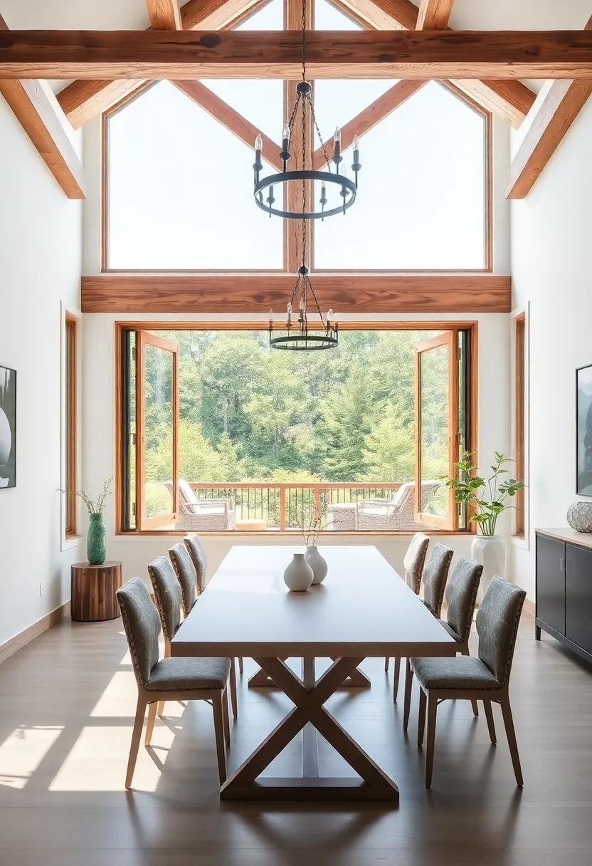 Frame a View: ⁢Position wooden⁣ beams around windows to enhance⁢ natural‍ light and draw attention to scenic outdoor spaces