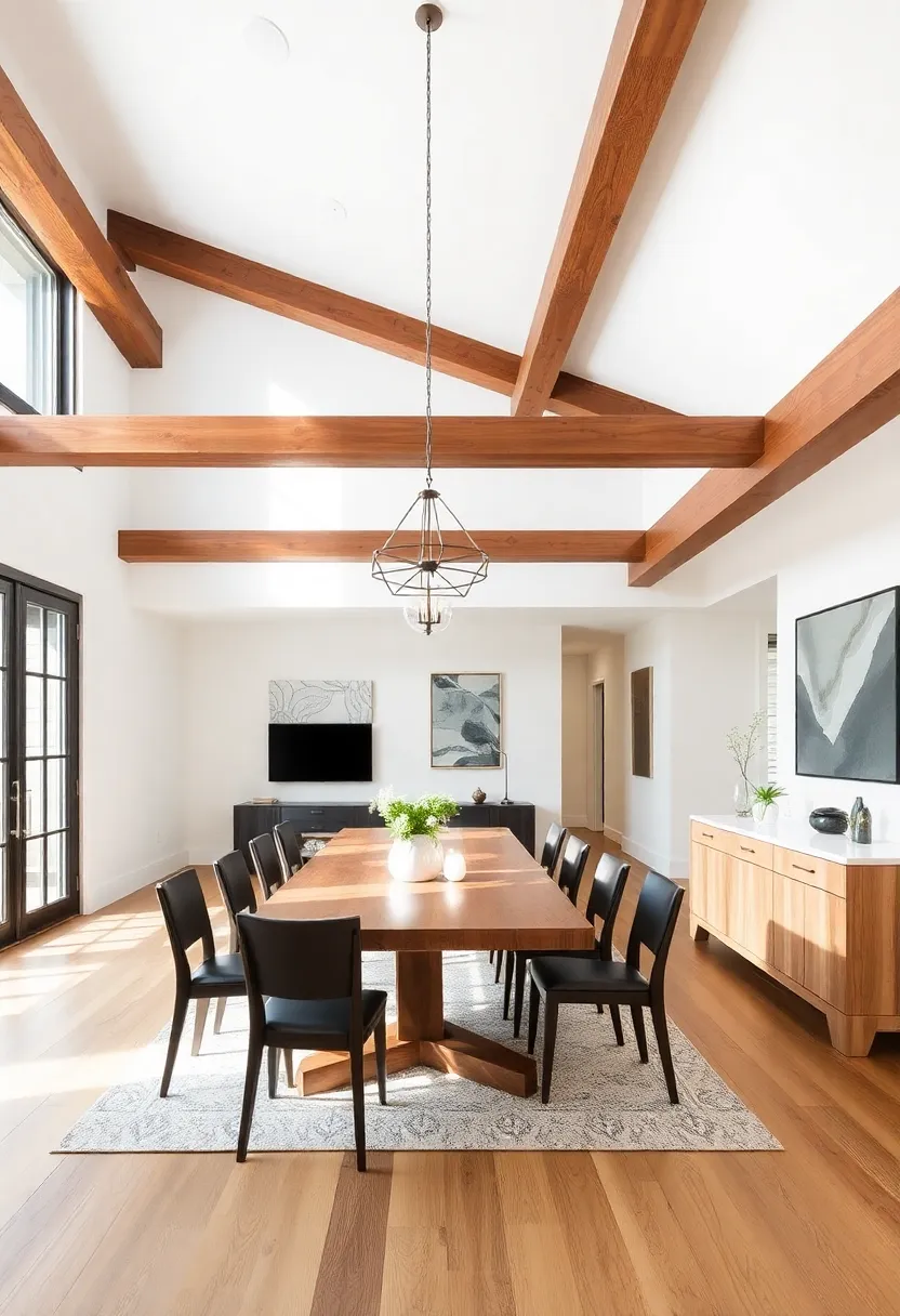 Shape the Space: Use beams to define different areas within an open floor plan, providing subtle separation⁣ without sacrificing ⁤openness