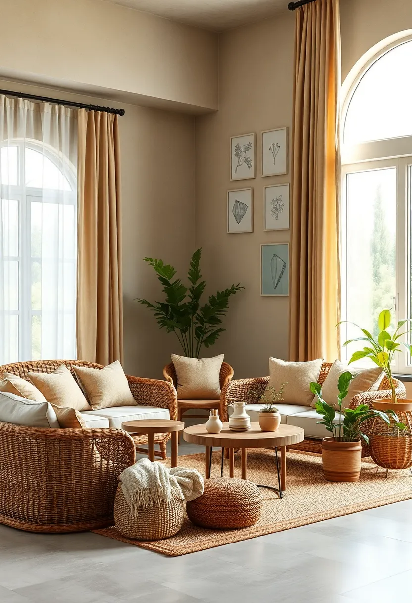 Hang Earthy Toned Curtains Made from Organic Cotton for Soft, Inviting Windows