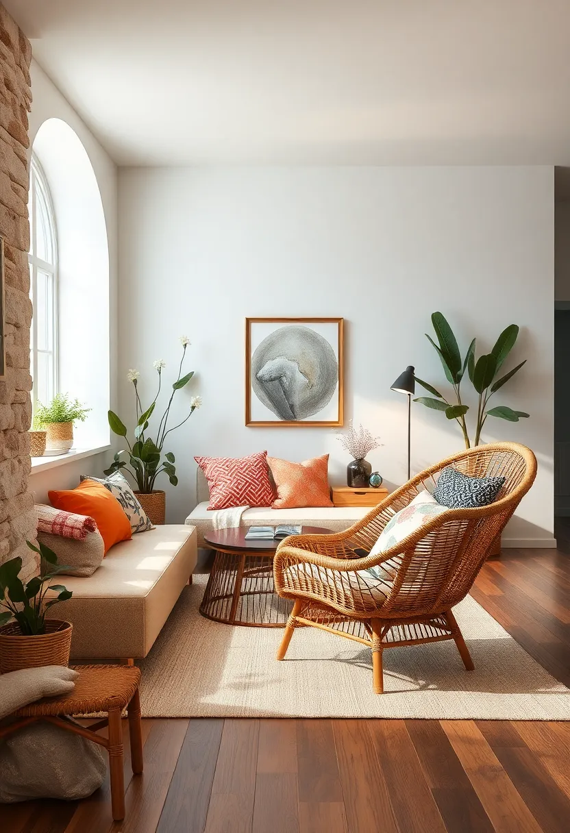 Create a Reading ⁤Nook Featuring a Cozy Wicker armchair and ⁢Soft, Warm Lighting