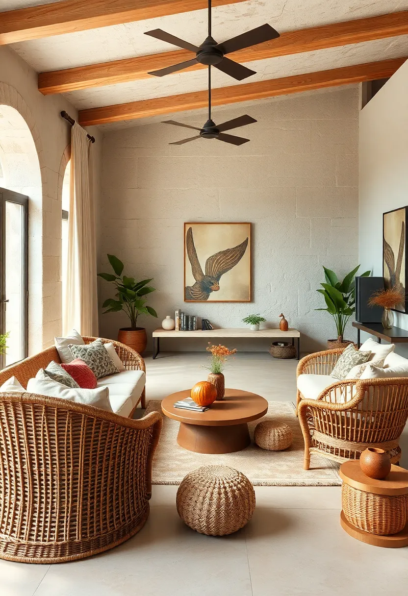 Opt for a Neutral color Palette with Accents of Terracotta and Rust for Cozy Contrast
