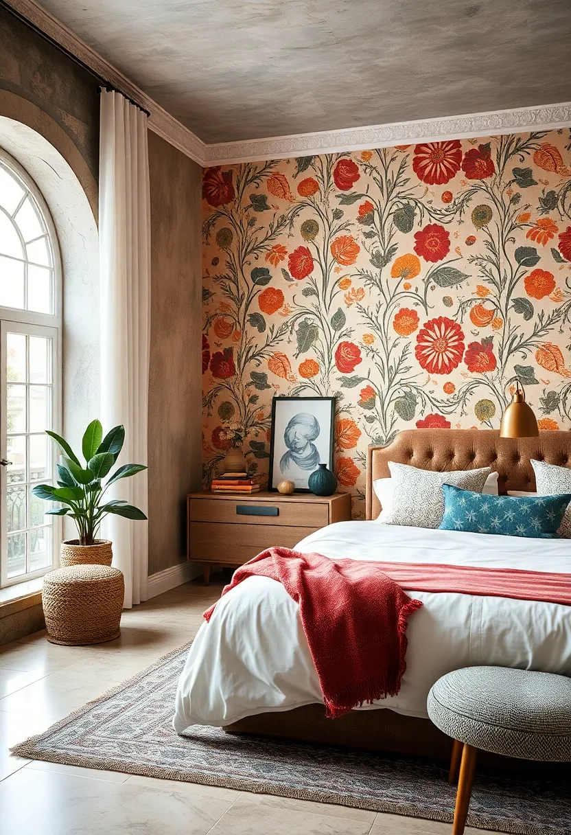 The Role of Curved and Organic ⁤Shapes in Furniture to Match Retro ‌Wallpaper’s Dynamic Patterns