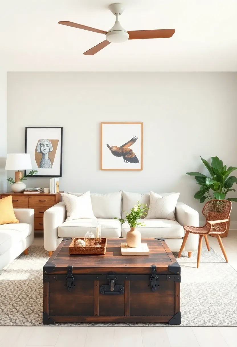 Create a Multi-Functional Space: Use multifunctional furniture that reflects different styles, like‍ a vintage trunk⁣ serving as a coffee table or a modern sofa paired with a rustic chair