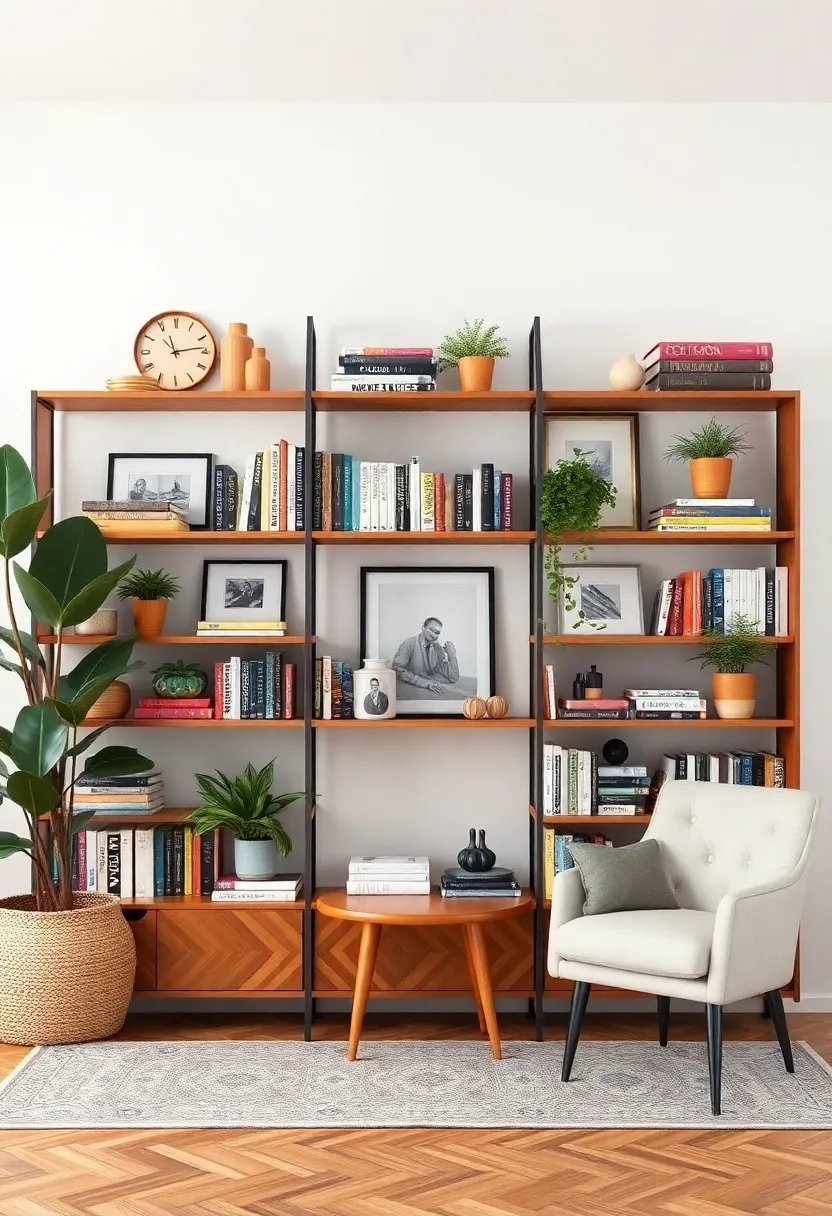 Curate Eclectic Bookshelves: Fill your shelves ⁤not just with books, but also ‍with photos,‍ plants, and decorative objects that showcase your personality ​and interests