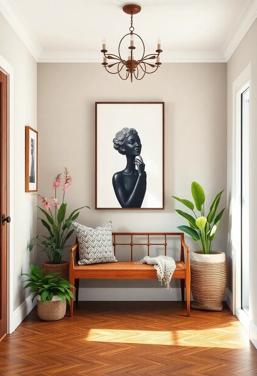 Design ⁤a Personalized Entrance: Make your entryway a ⁣reflection ​of your style⁢ by mixing a ⁣vintage bench with⁤ contemporary art, creating an inviting and unique first impression