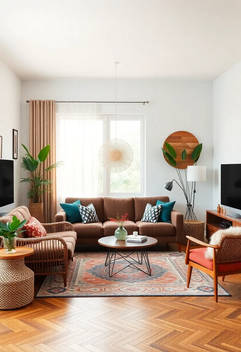 Experiment with Eclectic Furniture: choose diverse furniture styles such as ​mid-century modern mixed ⁤with bohemian⁣ chic, inviting ⁤a playful yet cohesive look into your living areas