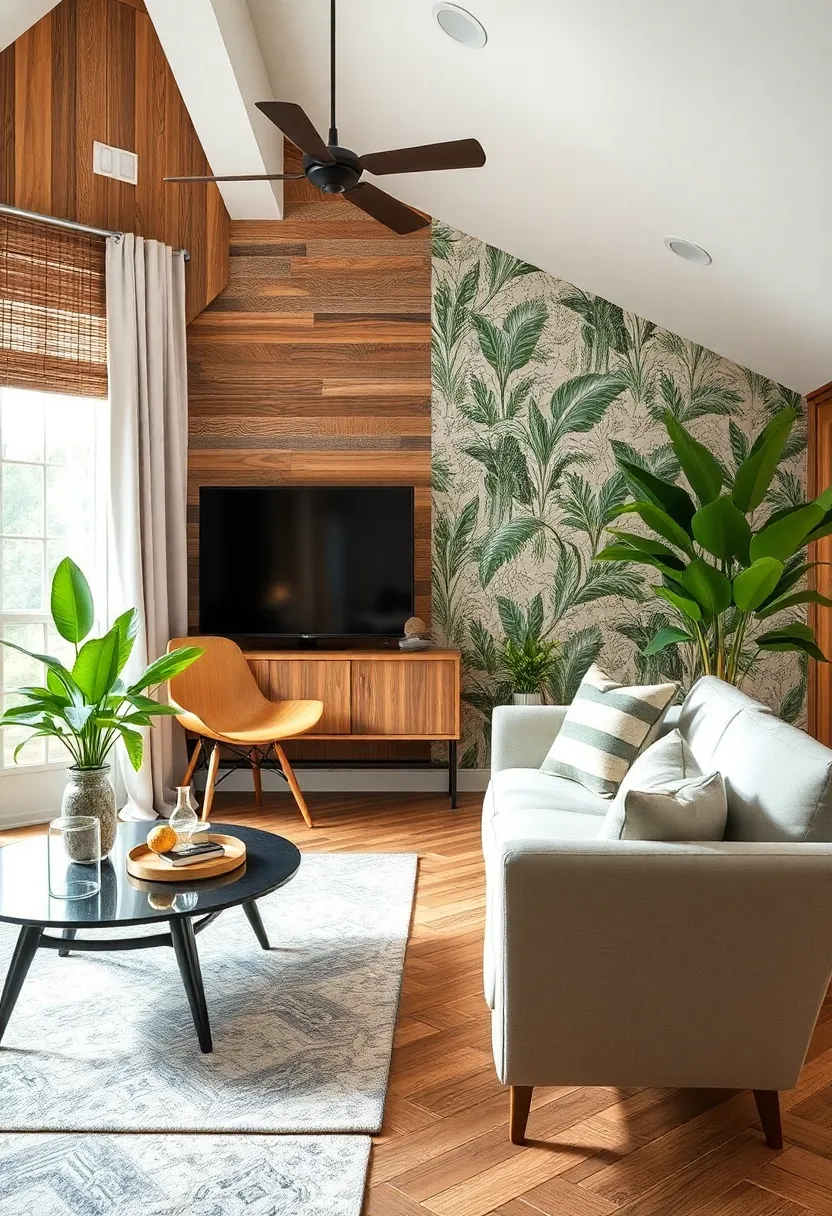 Use​ Unique Wall Treatments: Consider using removable wallpaper with bold patterns or adding ​wooden paneling in unexpected‍ places to invoke a‌ sense ⁤of surprise and creativity