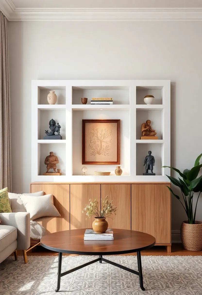 Shadow Box Displays: Use shadow boxes to showcase small art pieces, collectibles, or even family heirlooms, offering depth and intrigue to your decor