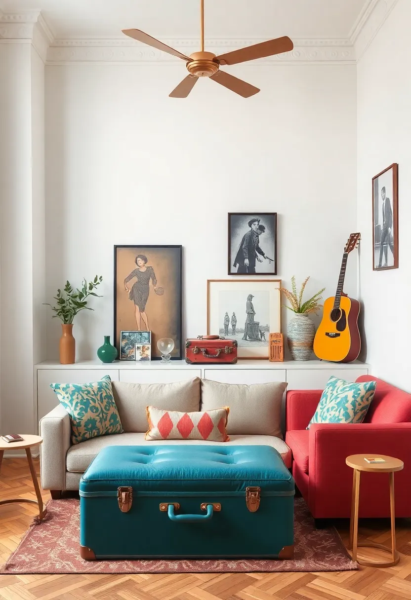 Unique ​Display: Use unconventional items as decor—like vintage suitcases or musical instruments. These‌ items⁣ inject personality while also serving a practical purpose