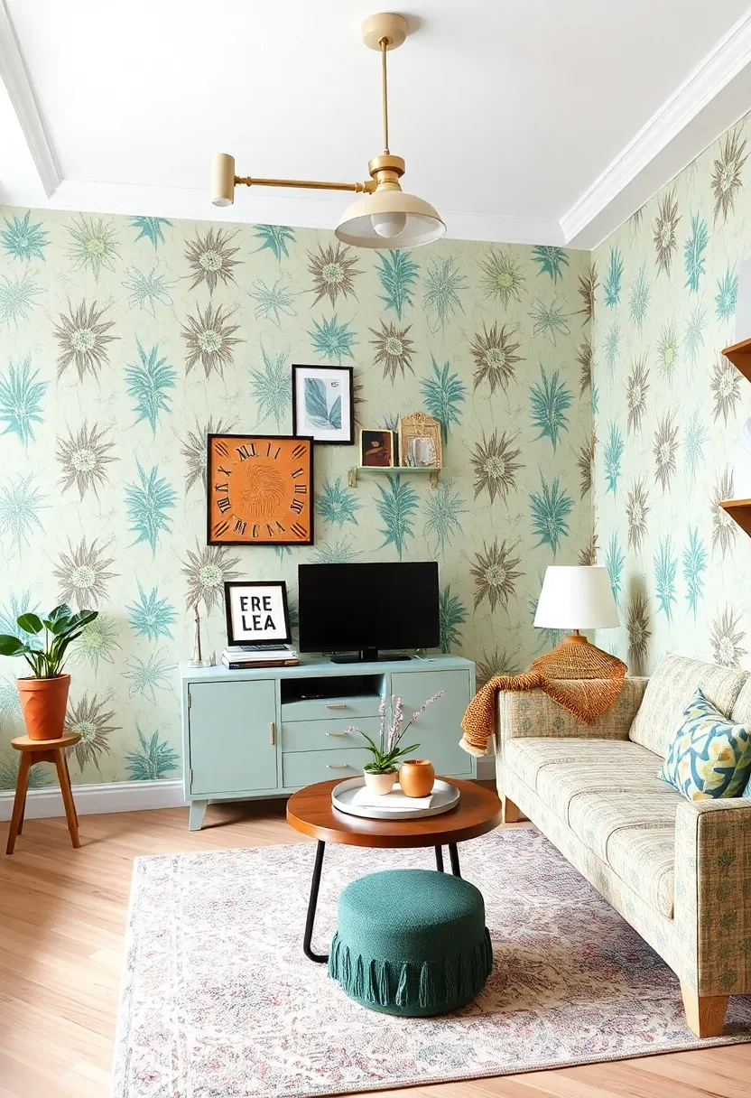 Vintage Vibes: Look for retro-inspired wallpaper that channels nostalgia while adding a contemporary twist‍ to your room