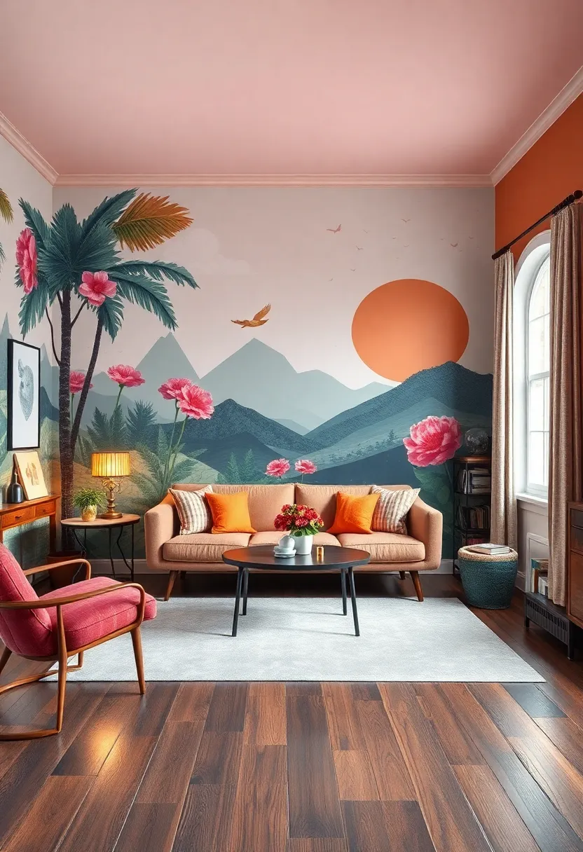 Artful Murals: Transform ⁣an entire wall into a captivating mural​ that tells a story or⁤ evokes a ‍specific mood in ‍your ‍eclectic room