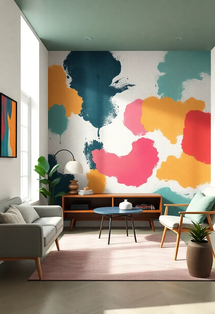 Artistic Abstracts:⁣ Choose abstract designs in vibrant colors to create an eye-catching focal ‍point that sparks conversation