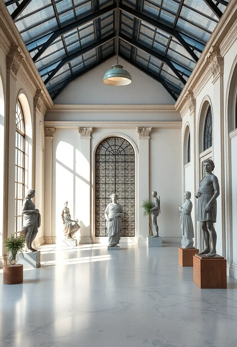 The Beauty of Contrast: Pairing Modern Sculptures with Classic Architecture