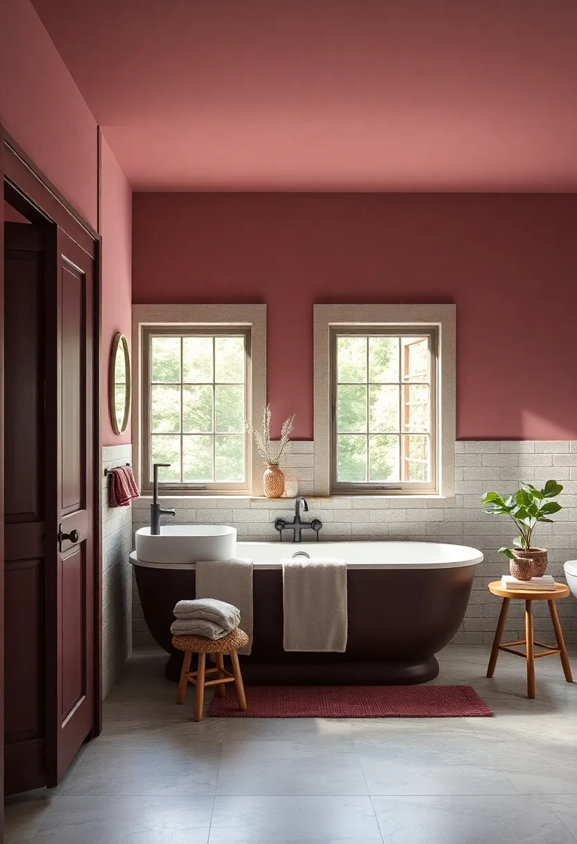muted Plum: Deep but softened, muted plum adds an elegant pop of color that remains understated