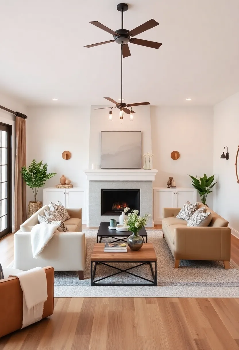 Brightening Spaces with White​ Walls and Soft Lighting