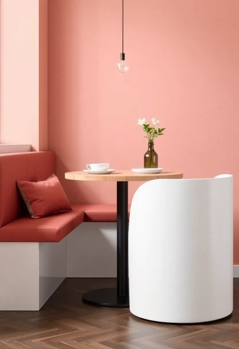 Compact Dining Nook Table: Create a ⁢cozy atmosphere with a⁤ rounded design perfect for snug⁤ eating spaces