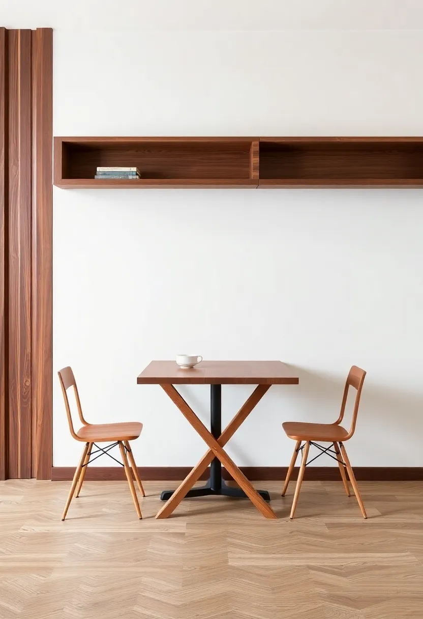 wall-Mounted Foldable Table: Free up ⁣floor space with this‍ innovative design that folds down⁣ from the wall for quick meals