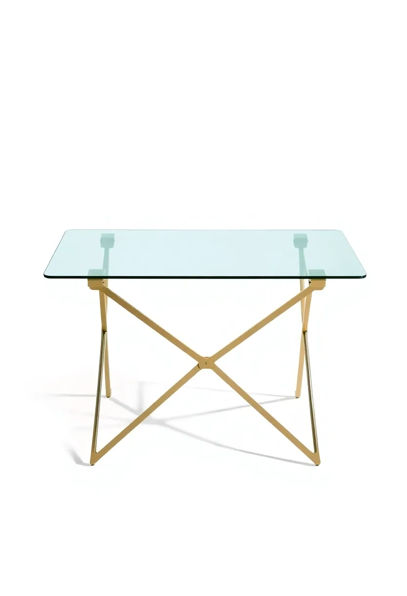 Sleek ⁢Glass Folding Table: For a modern touch,this table's transparent surface creates an ⁣airy feel in compact spaces