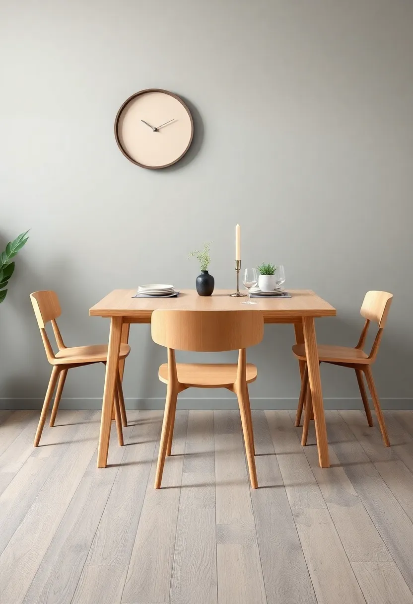 Scandinavian-Inspired Pop-Up Table: With clean lines and ‍natural wood finishes, this table effortlessly fits into minimalist ⁤decor