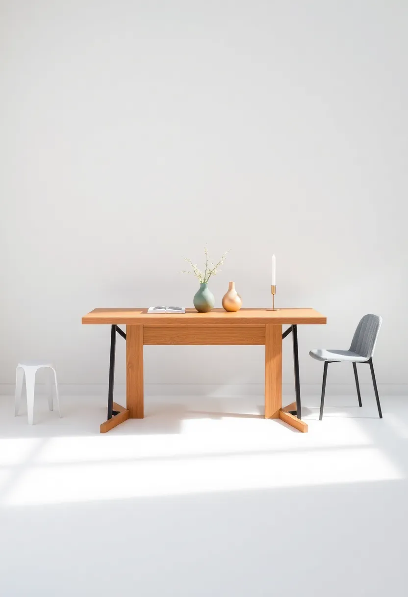 Multi-purpose Console Table: Transform this sleek piece ‍from a console to a dining table with just a few simple adjustments