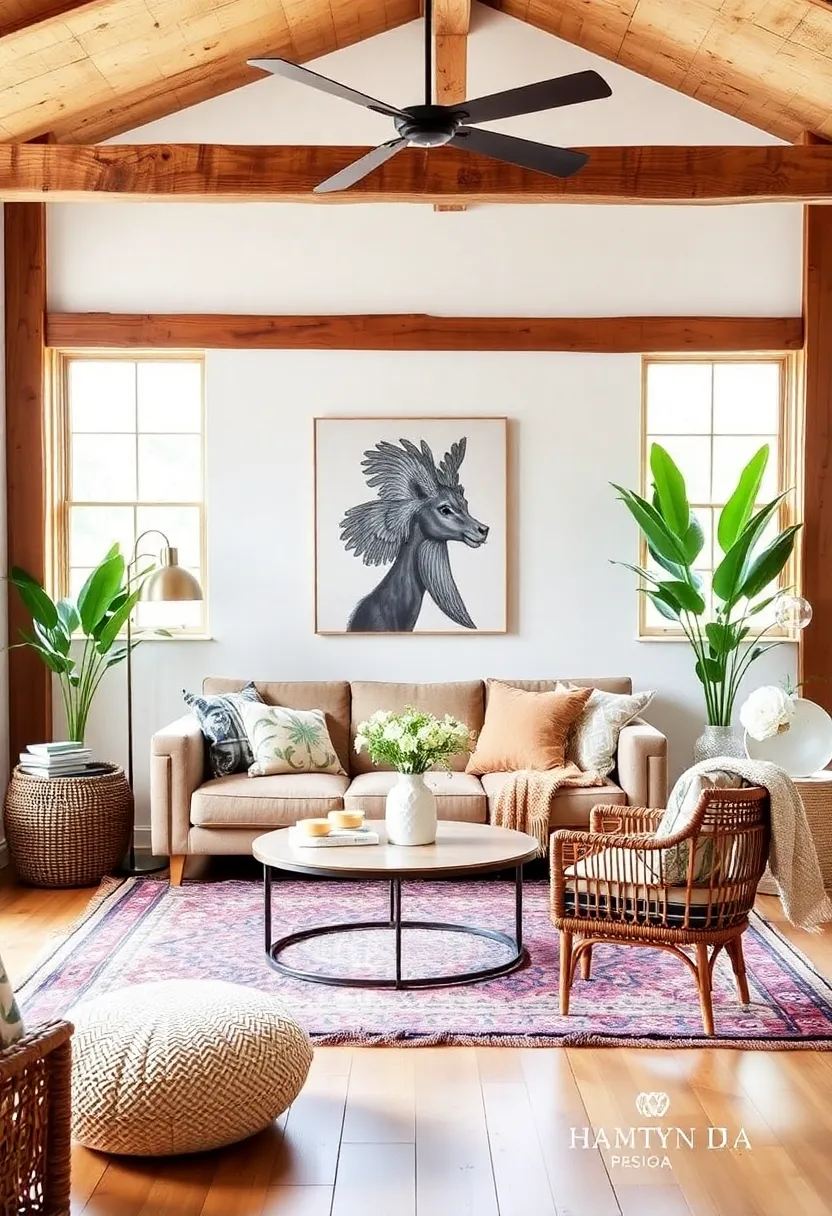 Furniture Layout Ideas to Enhance the Bohemian Feel in Your Living Room