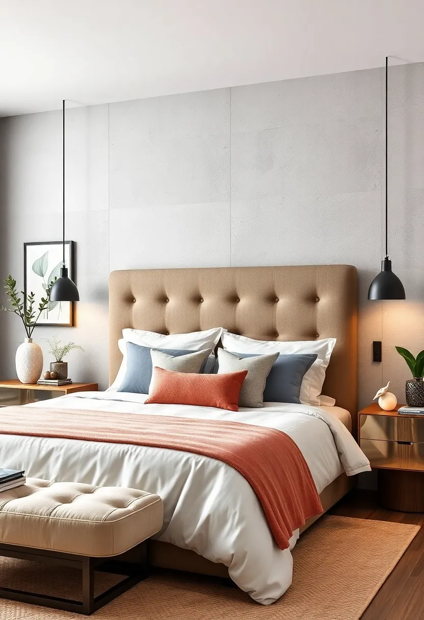 Choose a unique headboard⁣ design that makes your bed the room's‌ centerpiece