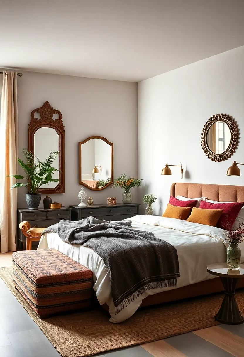 Integrate vintage mirrors or art deco ⁣pieces for timeless charm and elegance