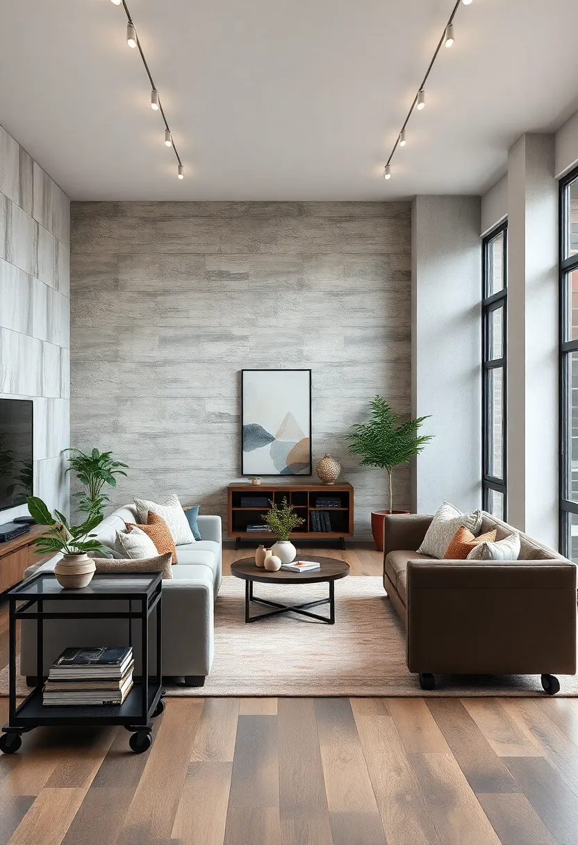 Utilizing Factory-style Rolling Carts and Storage Units That Marry Functionality and aesthetic