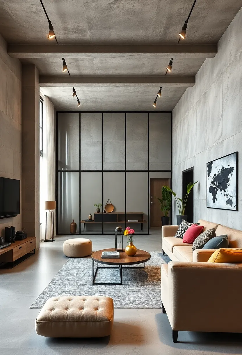 Incorporating Transparent or frosted Glass Partitions to Maintain open Industrial Layouts