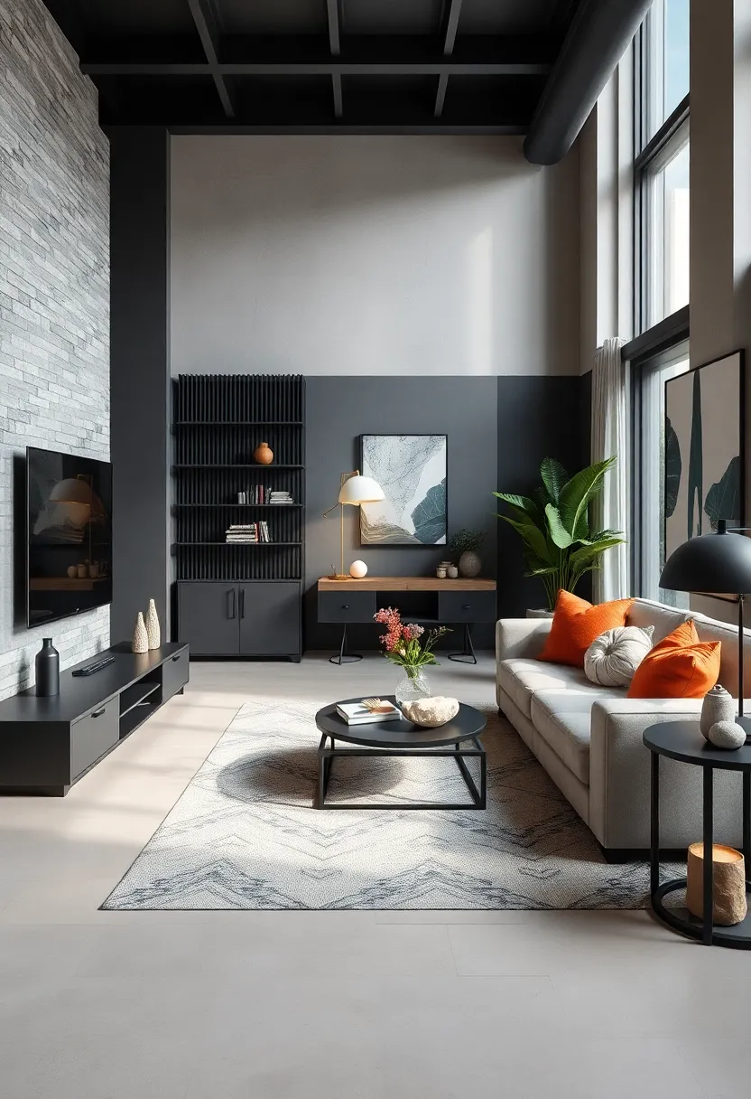 Combining Matte Black Metal ‍accents with Natural Stone Decor to Enhance Texture Contrast