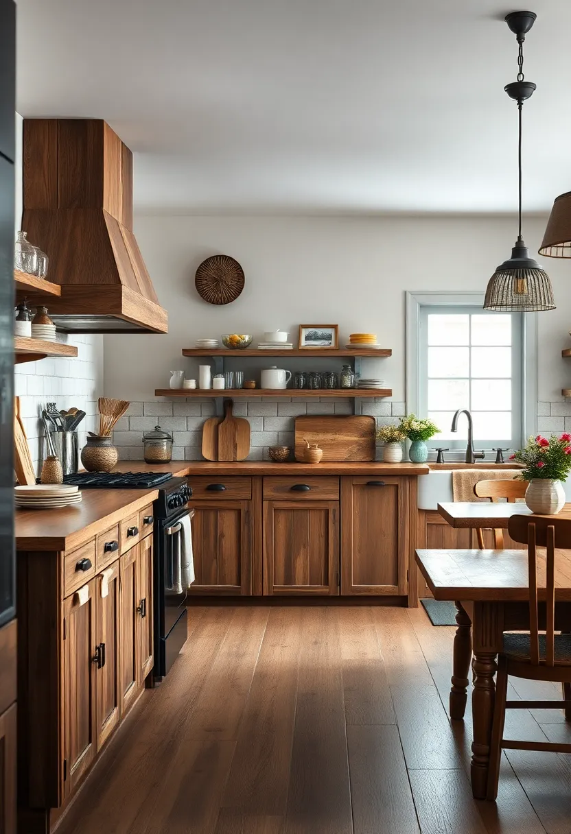 Rustic Farmhouse‌ Kitchens Capturing Warmth⁣ Through‍ Vintage Fixtures And ⁢Reclaimed Wood ‍Surfaces