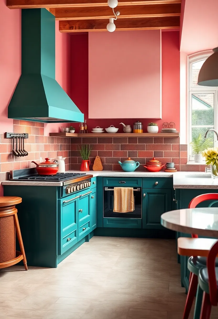 Vintage Retro ‍Kitchens Bringing‌ Nostalgic​ Charm With bold ⁤Colors ‌And​ Classic Fixtures