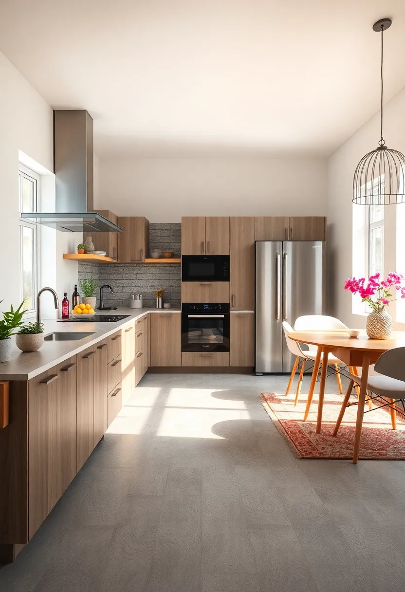 Concrete Gray Vinyl Tiles⁤ with ⁤Subtle Veining – Versatile and stylish option that blends seamlessly with modern decor