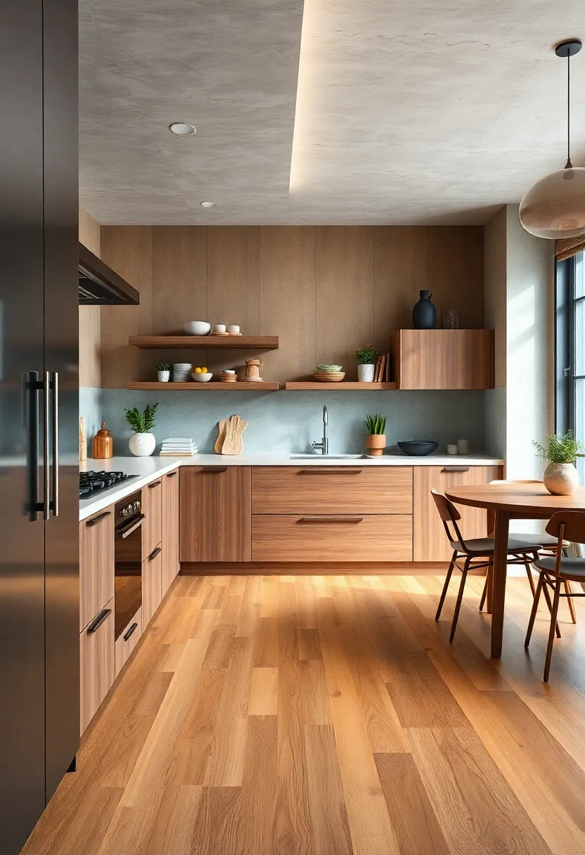 Natural Bamboo ⁤vinyl⁤ Tiles –⁤ Eco-friendly⁣ look with a sleek finish ⁣that suits minimalist and modern ‌kitchens alike
