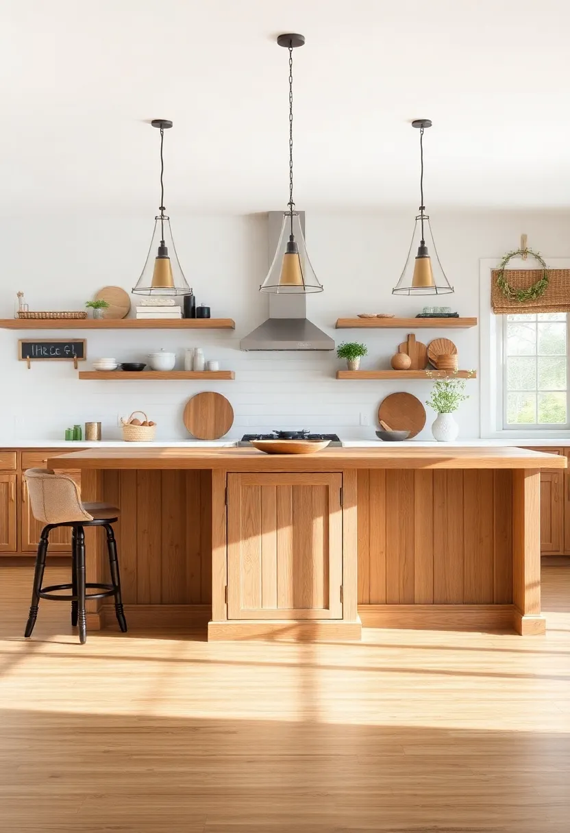 Charming Farmhouse kitchen Island Decor That Embraces Rustic⁣ Elegance