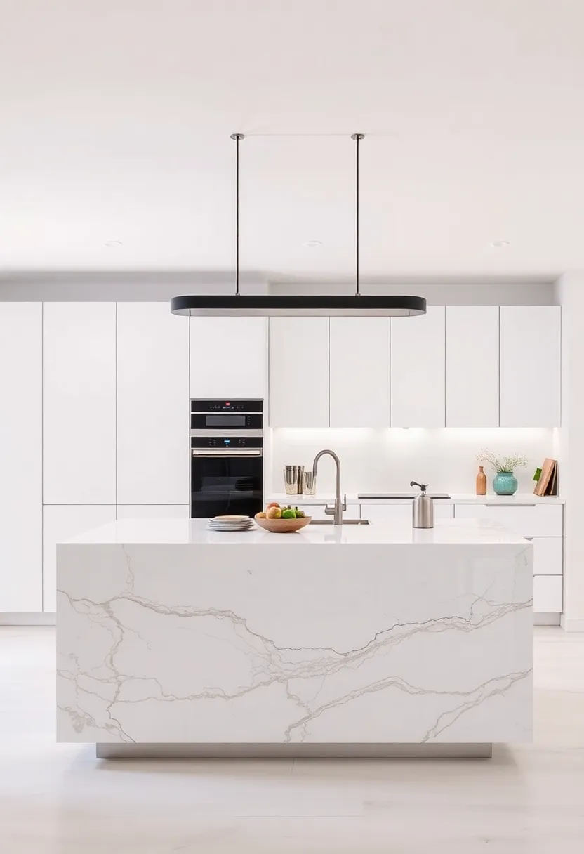 Crafted Stone and ⁢Marble‍ finishes ‍that Elevate Kitchen Island‍ Sophistication