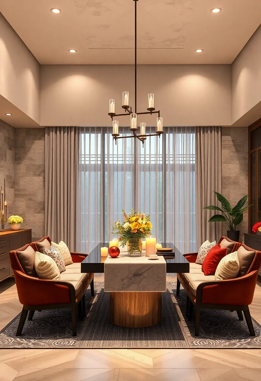 Opt for LED candles or lanterns as a safe, flickering light‌ source to enhance intimacy