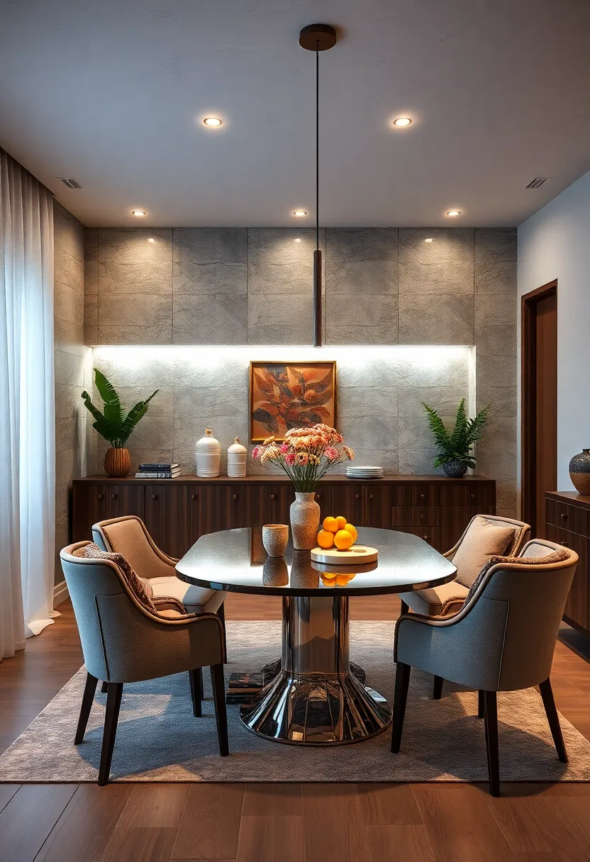 Suspend linear LED pendants to⁣ emphasize the length of your dining table‍ elegantly