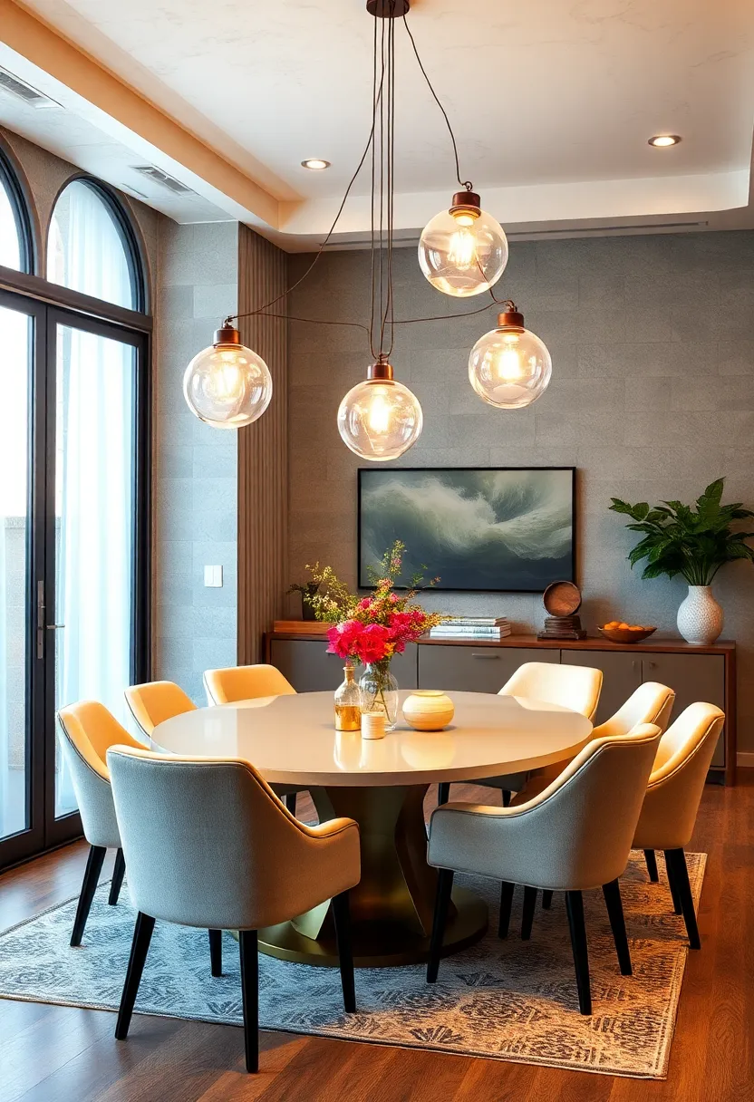 Create a ⁣focal ​point with oversized LED globe ⁤lights that add a playful yet chic vibe