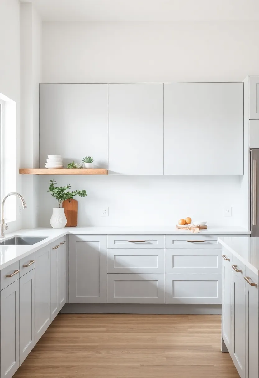 The Serenity of Light Gray: A Breath of Fresh Air for Your Culinary Space