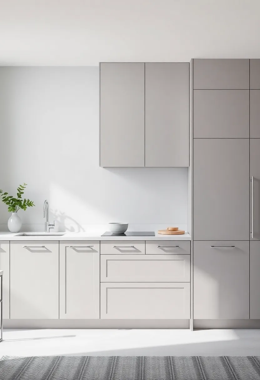A Sustainable Choice: Eco-friendly Cabinetry in Light Gray Finishes
